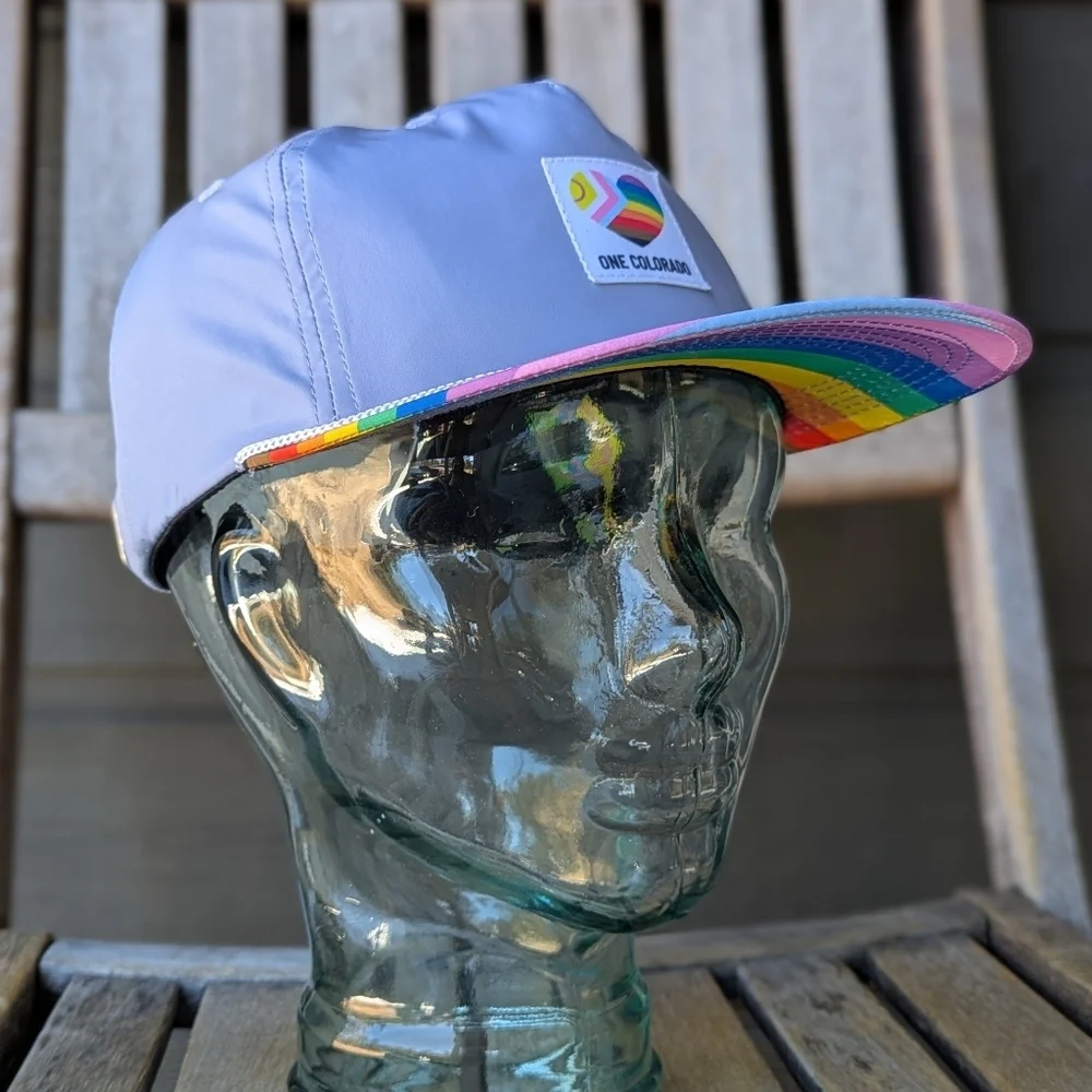 B Fresh One Colorado Pride Pastel Lavender Baseball Cap Hat Unisex Rainbow